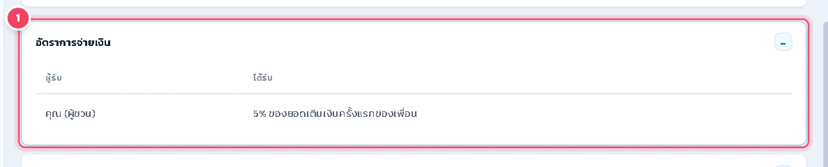 กดหัวข้อ อัตราการจ่ายเงิน, เงื่อนไขในการทำชวนเพื่อน และ ขั้นตอนการสร้างรายได้ เพื่ออ่านรายละเอียด